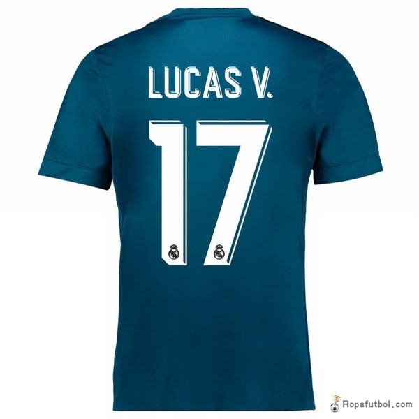 Camiseta Real Madrid Replica Tercera Ropa Lucas V. 2017/18